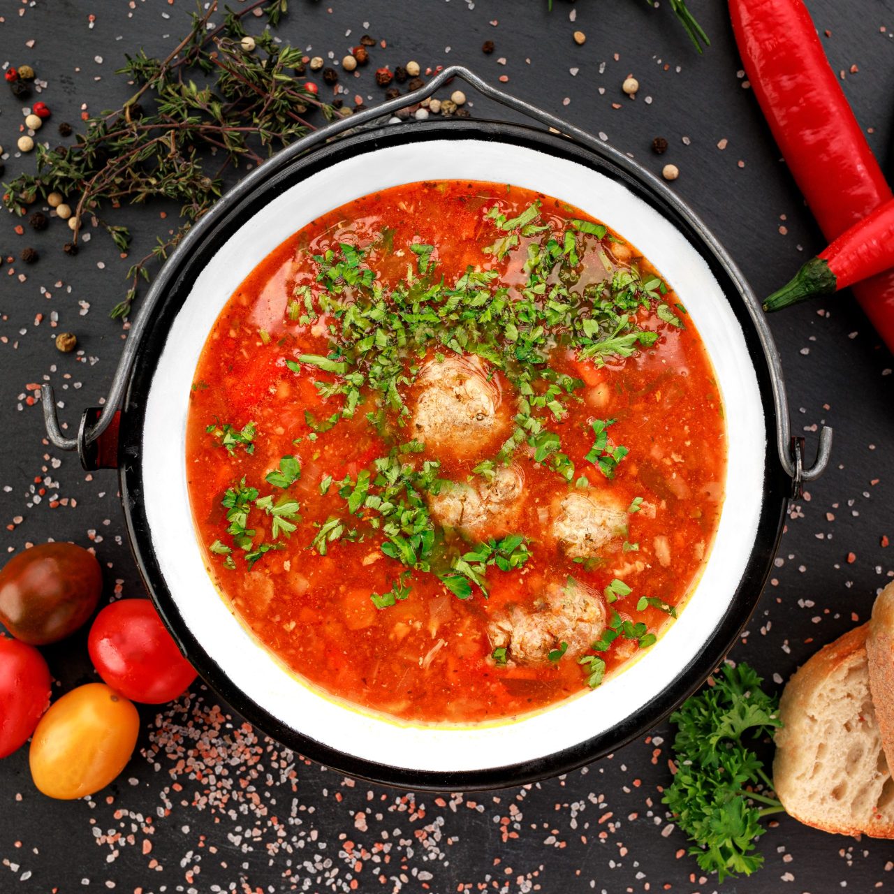 Meatballs Soup