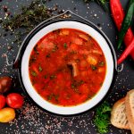 Vegetables and Murshrooms Borscht (Borș de Legume cu Hribi)